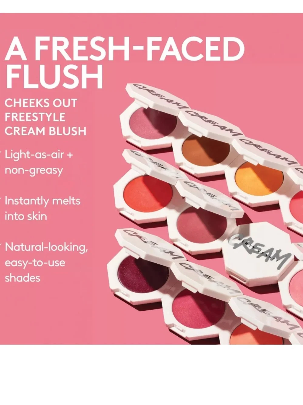 FENTY BEAUTY BY RIHANNA CHEEKS OUT FREESTYLE CREAM BLUSH;—14 RIRI